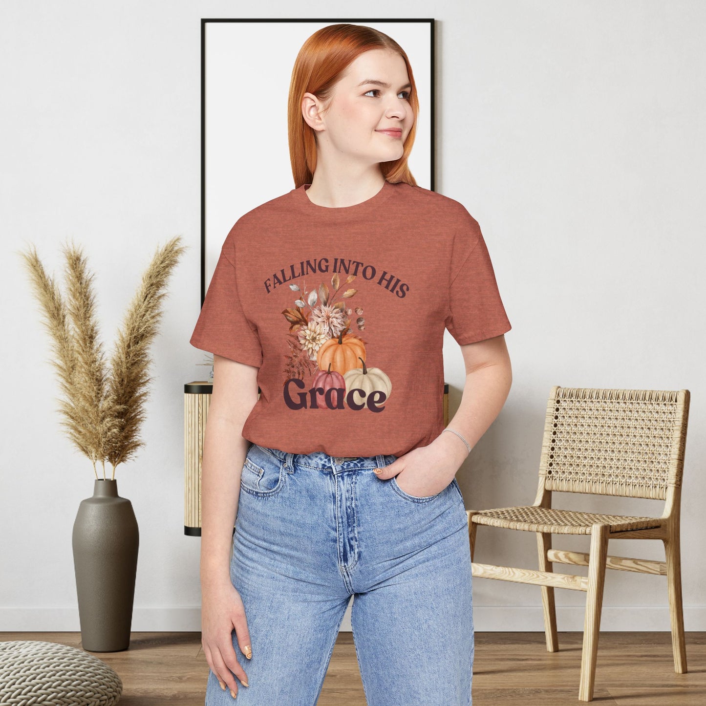 Falling into His Grace Women T-Shirt.