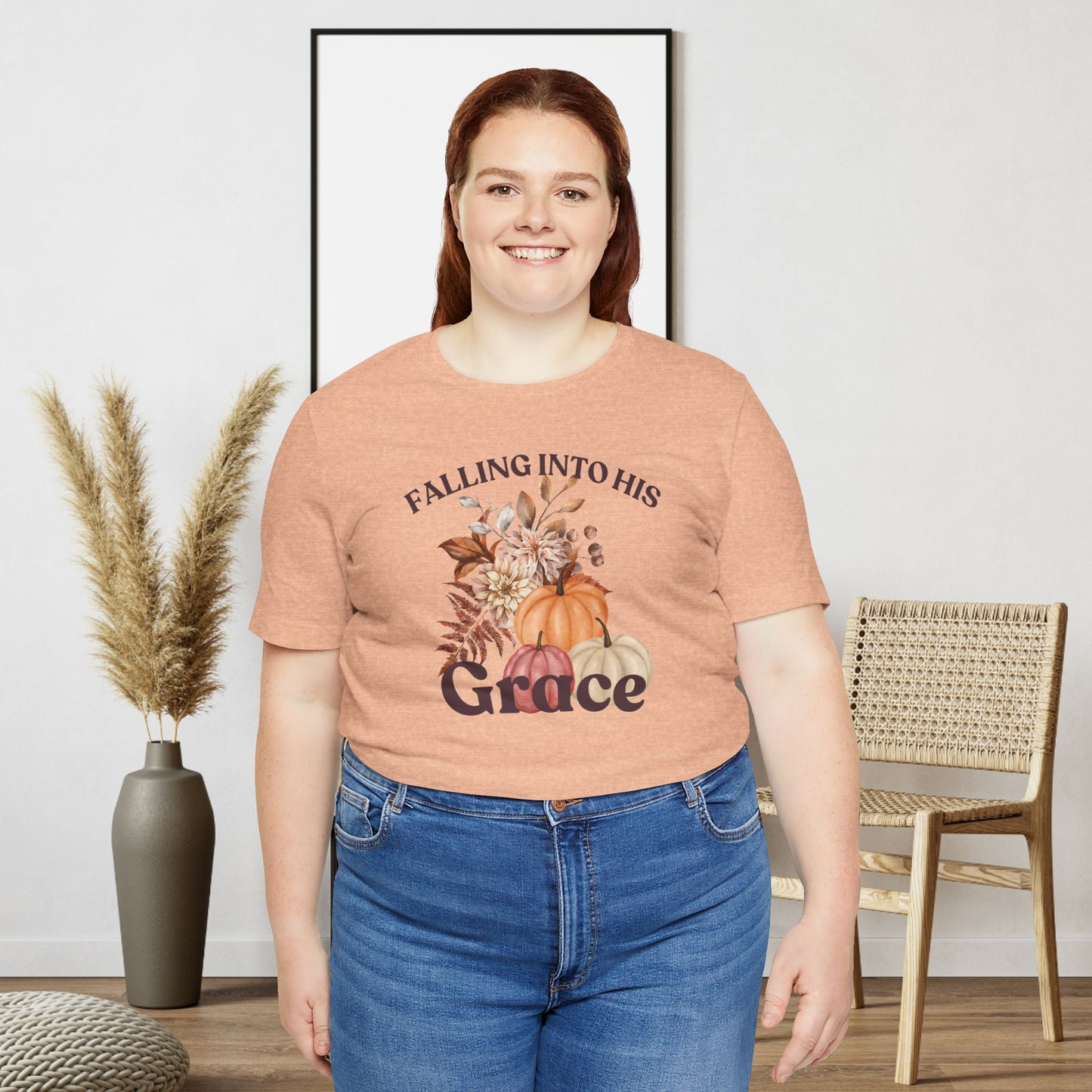 Falling into His Grace Women T-Shirt.
