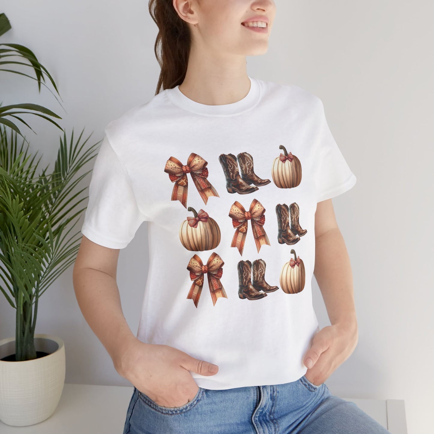 Pumpkins and Boots T-Shirts.