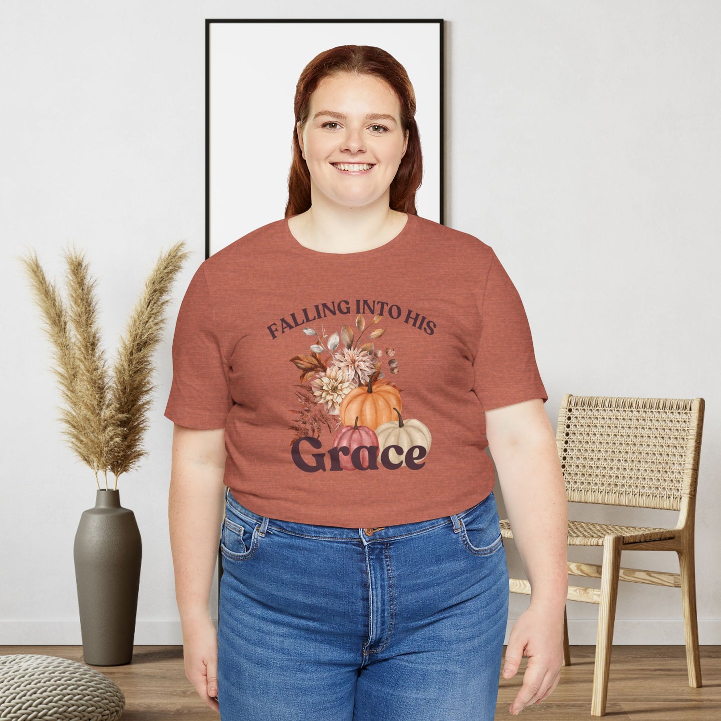 Falling into His Grace Women T-Shirt.
