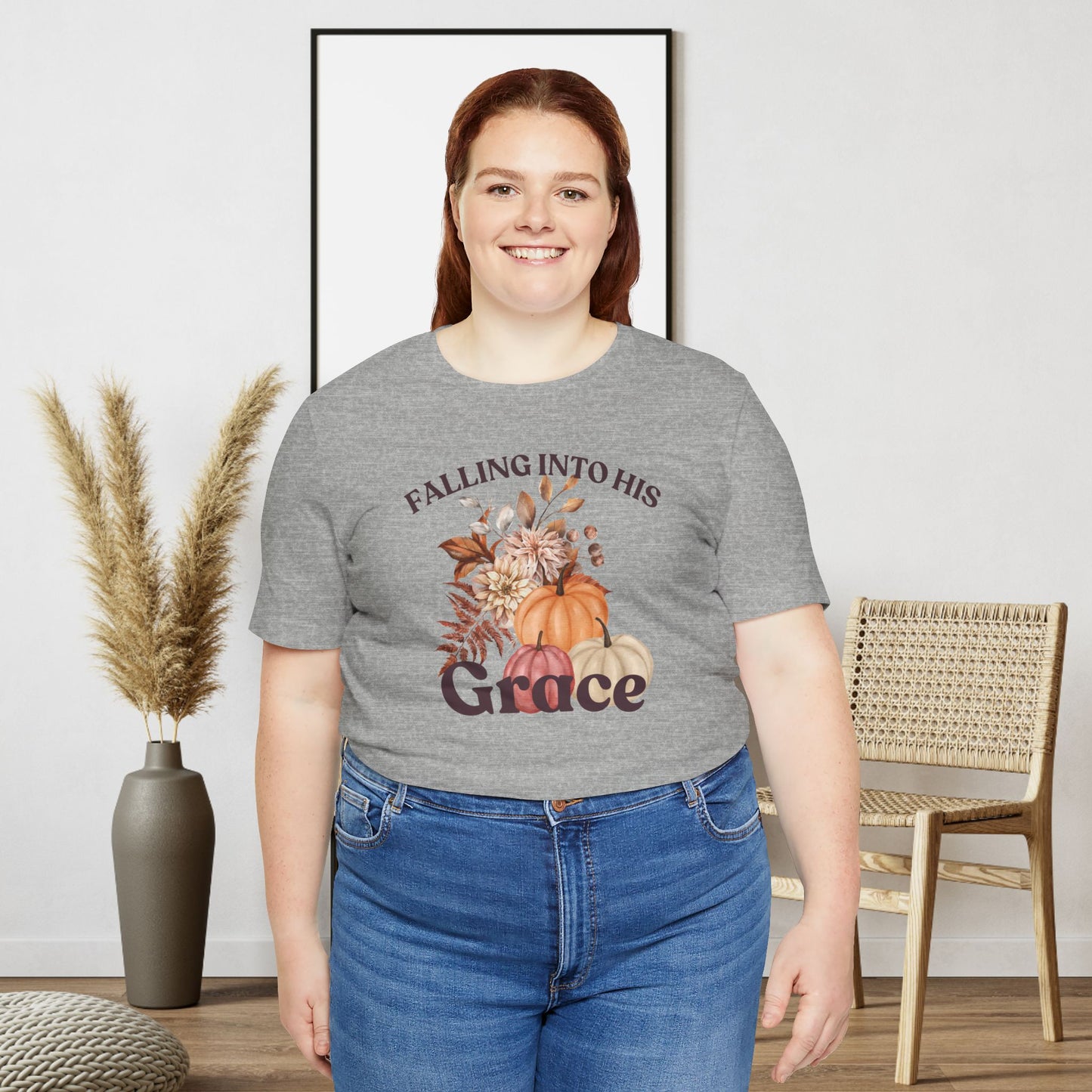 Falling into His Grace Women T-Shirt.