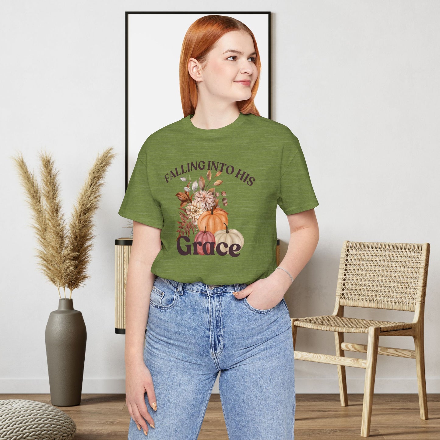 Falling into His Grace Women T-Shirt.
