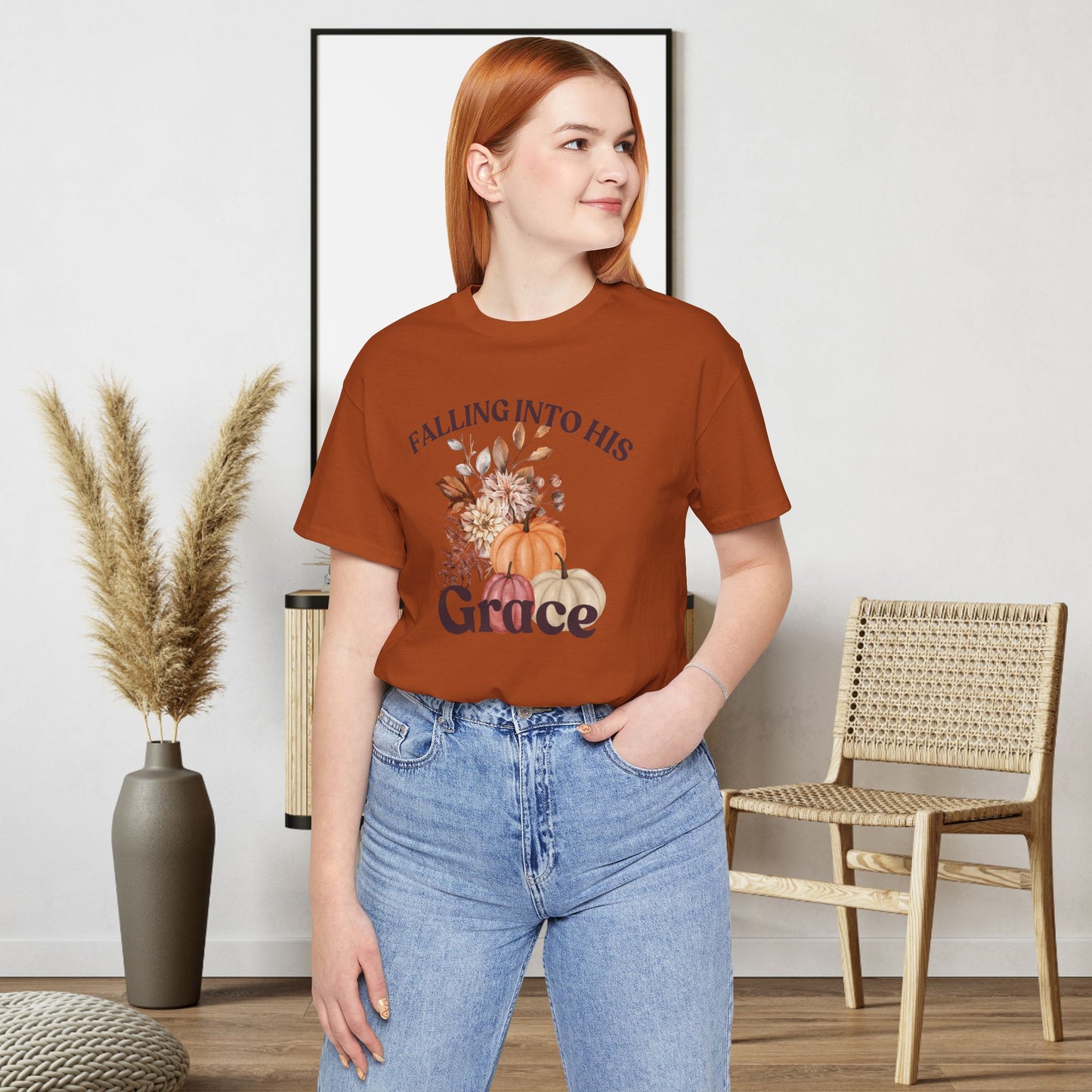 Falling into His Grace Women T-Shirt.