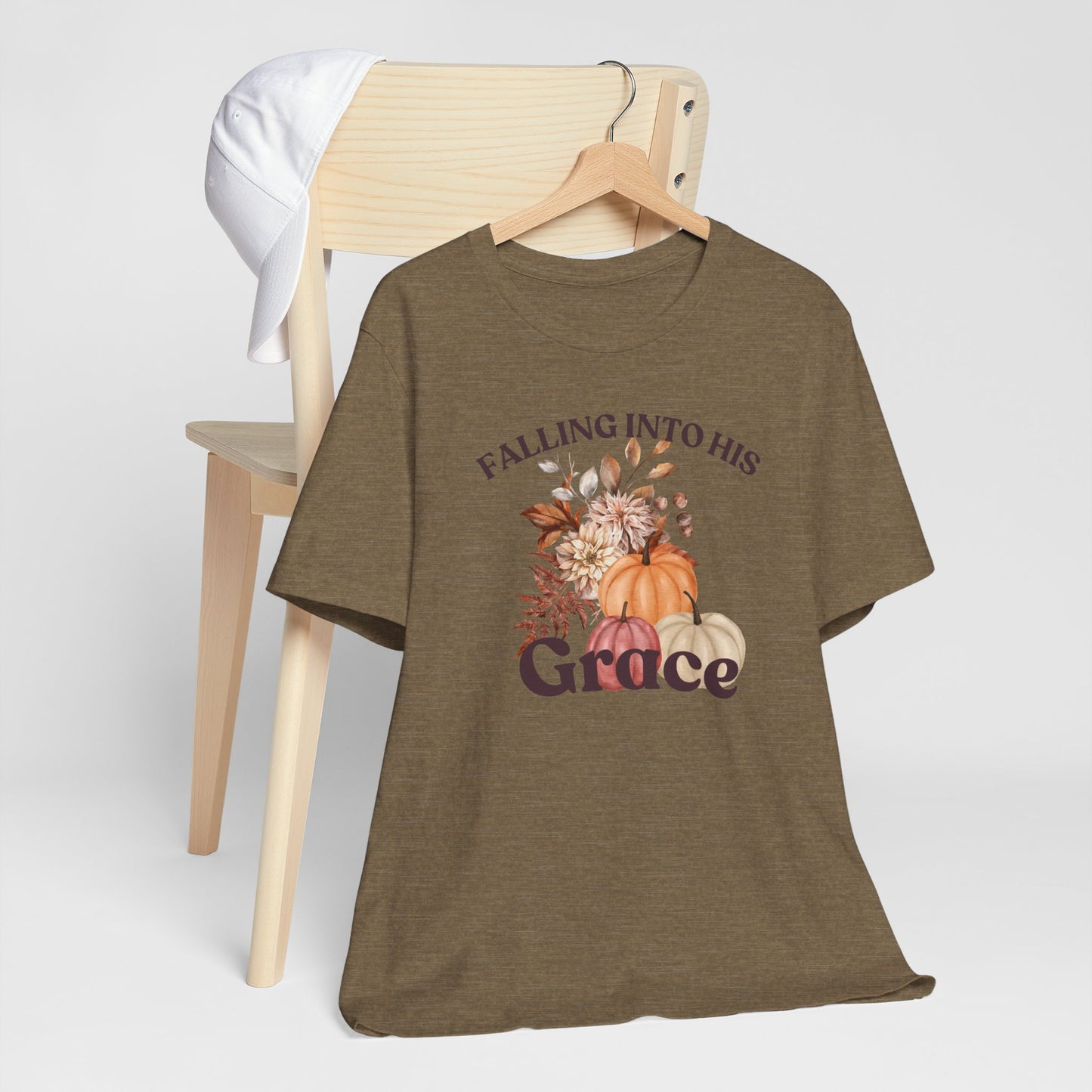 Falling into His Grace Women T-Shirt.