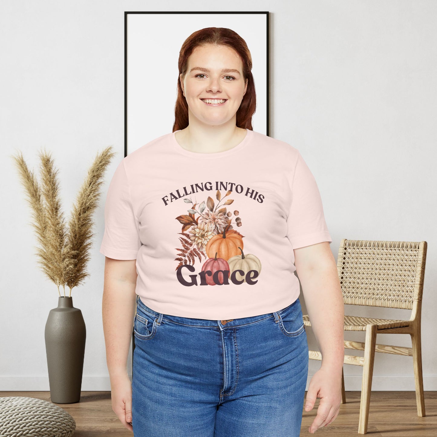 Falling into His Grace Women T-Shirt.