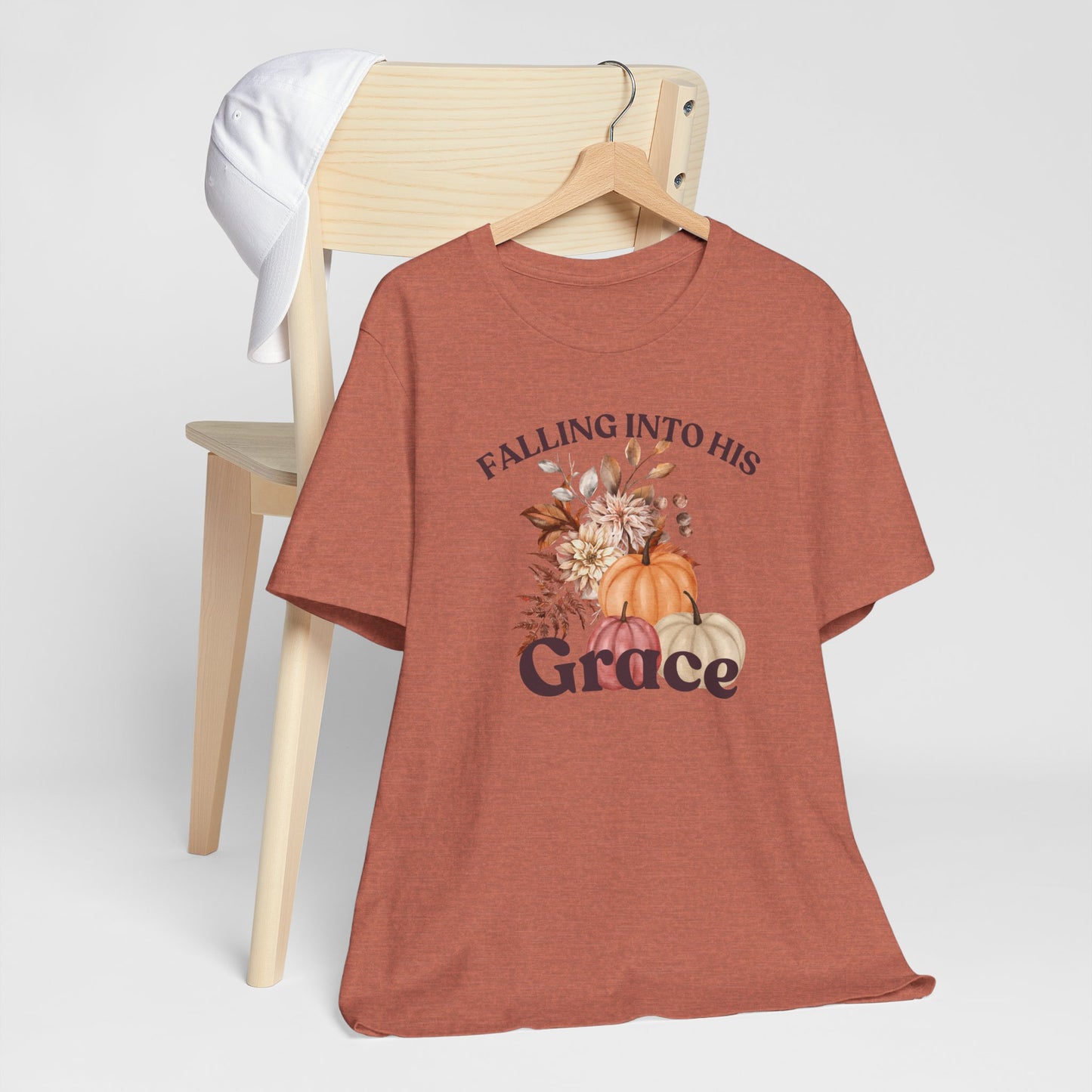 Falling into His Grace Women T-Shirt.