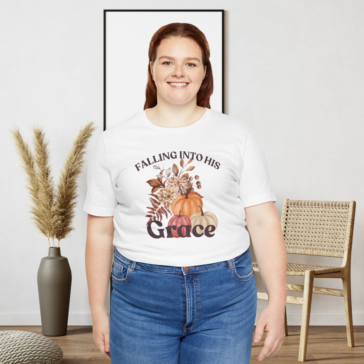 Falling into His Grace Women T-Shirt.