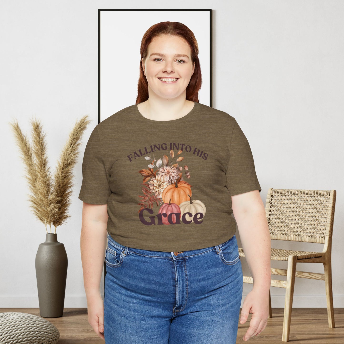 Falling into His Grace Women T-Shirt.