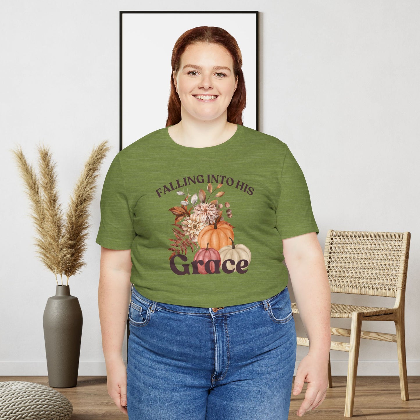 Falling into His Grace Women T-Shirt.