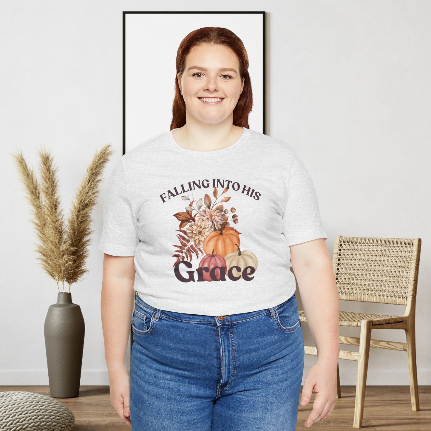 Falling into His Grace Women T-Shirt.