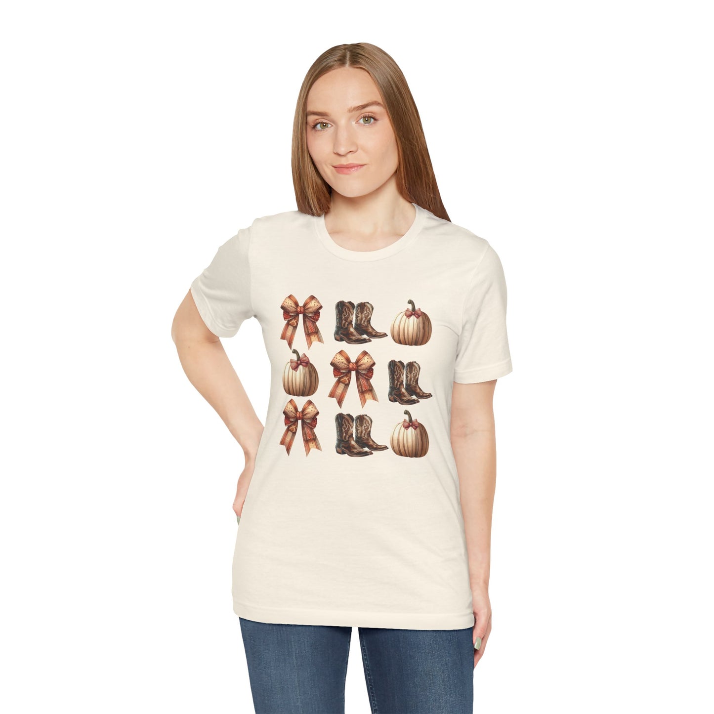 Pumpkins and Boots T-Shirts.