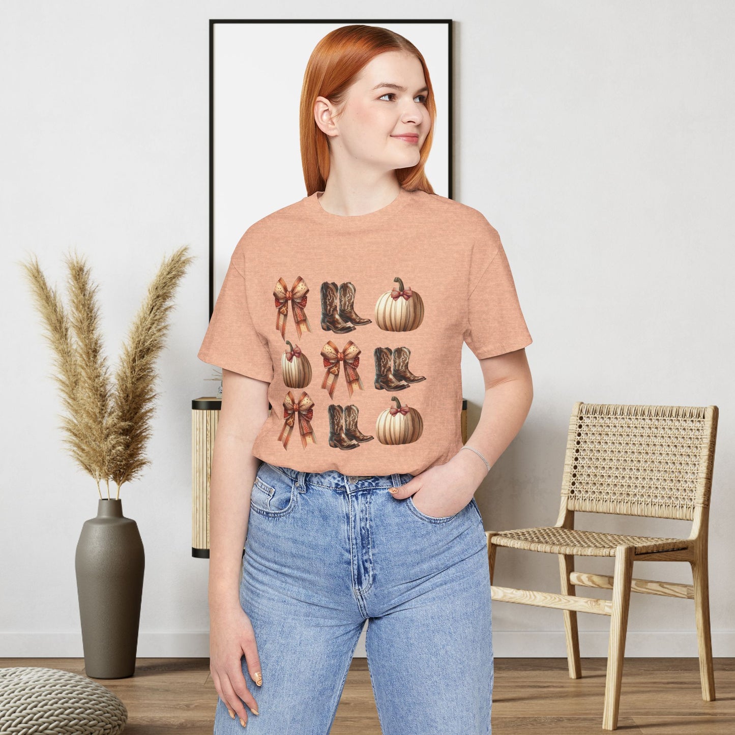 Pumpkins and Boots T-Shirts.