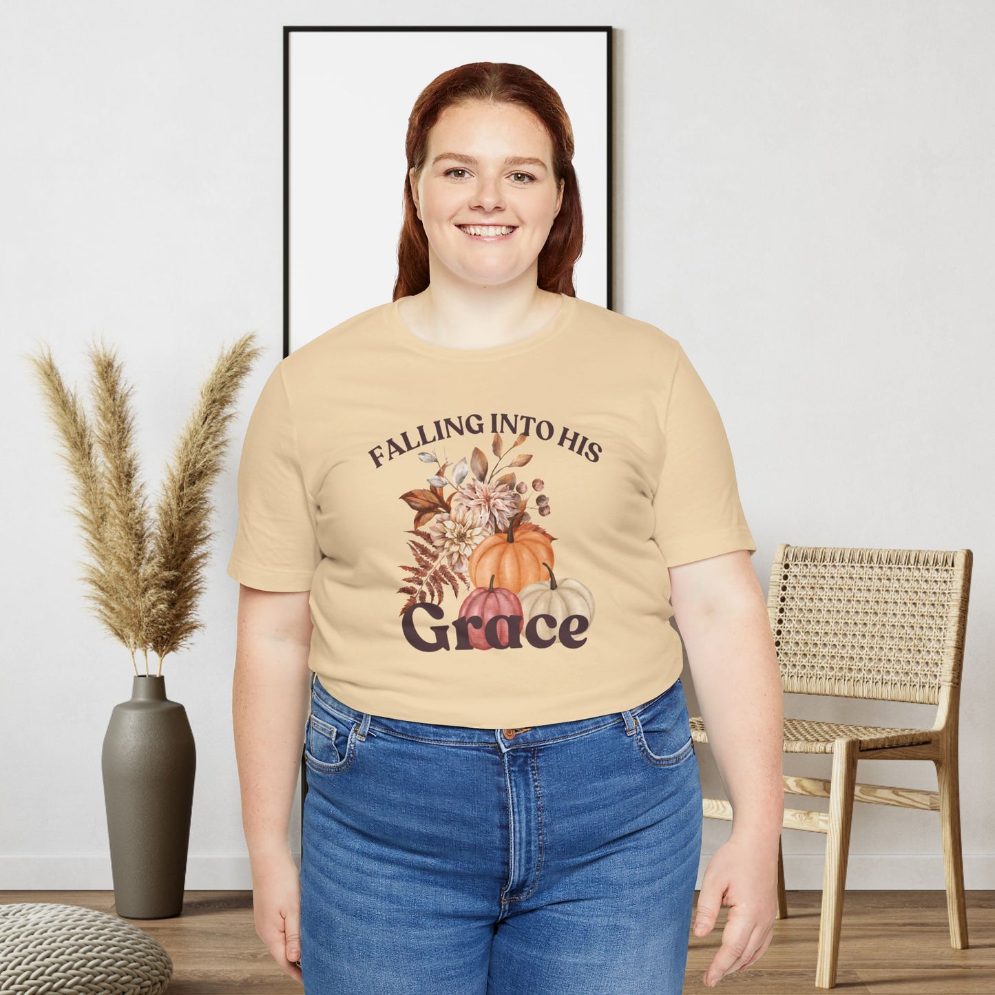 Falling into His Grace Women T-Shirt.