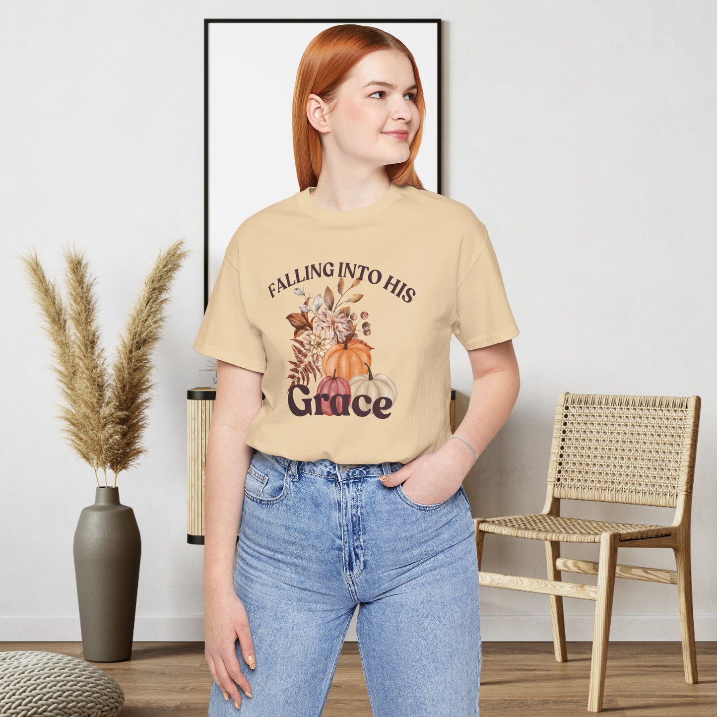 Falling into His Grace Women T-Shirt.