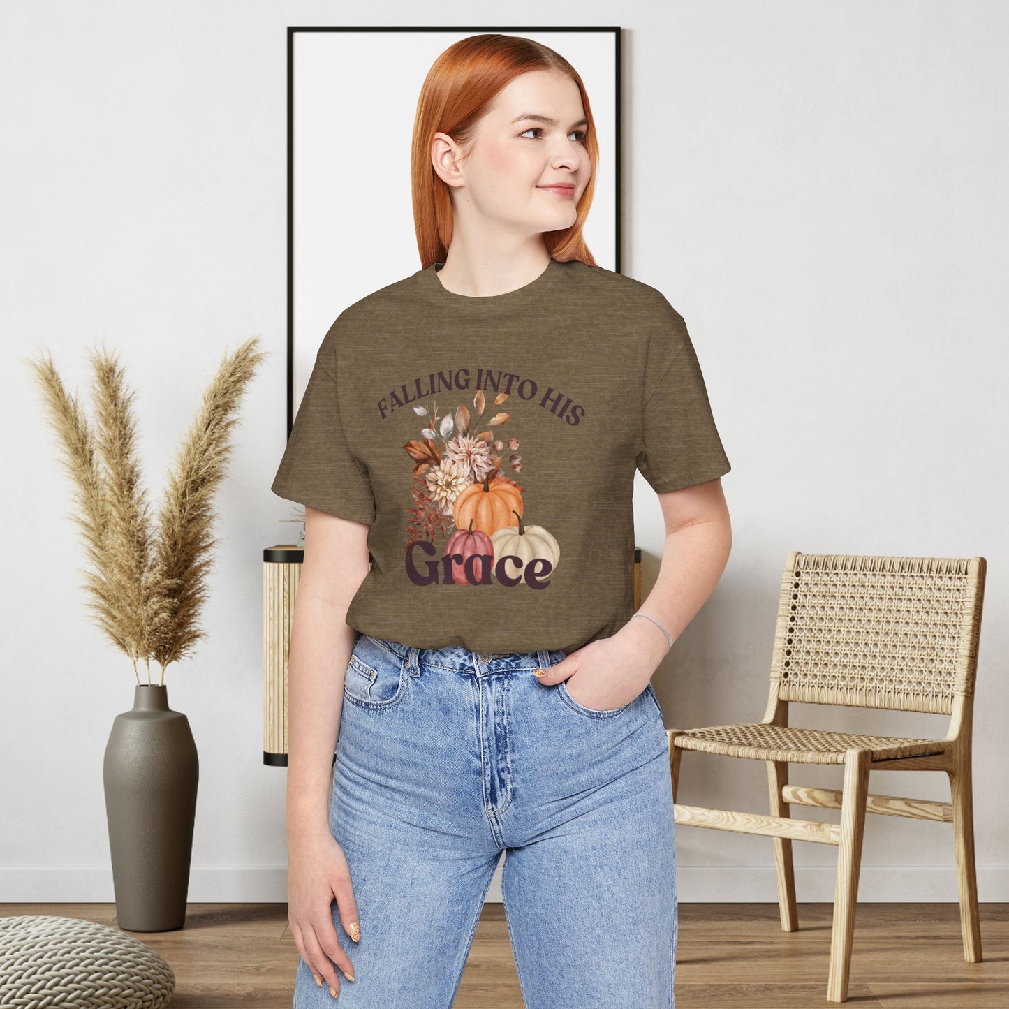 Falling into His Grace Women T-Shirt.